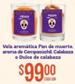 Soriana Mercado Vela aromática Pan de muerto oferta