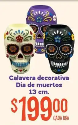 Soriana Mercado Calavera decorativa Día de muertos oferta