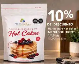 City Club Menú Solution's Hot Cakes oferta