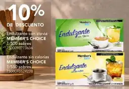 City Club Member's Choice Endulzante con Stevia oferta