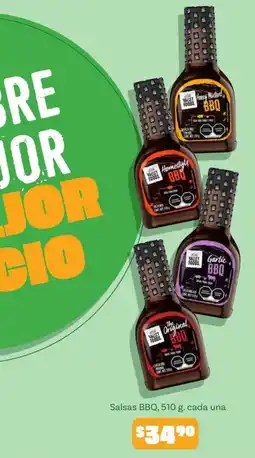 Soriana Mercado Valley Foods Salsas BBQ oferta