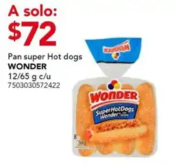 City Club Wonder Pan super Hot dogs oferta