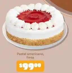 Soriana Mercado Pastel americano, fresa oferta