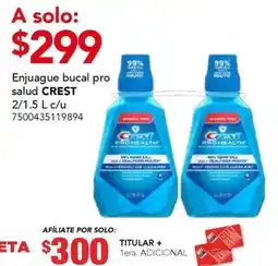City Club crest enjuague bucal pro salud oferta