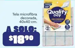 Soriana Mercado Quality Day Tela microfibra decorada oferta