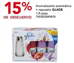 City Club Aromatizante automático + repuesto GLADE oferta