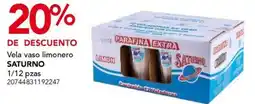 City Club Saturno vela vaso limonero oferta
