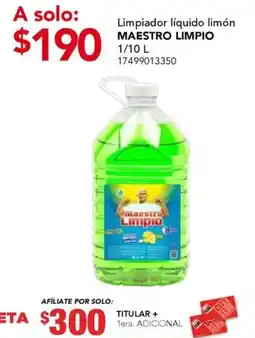 City Club Maestro Limpio limpiador líquido limón oferta