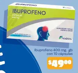 Soriana Mercado Nodrim Ibuprofeno oferta