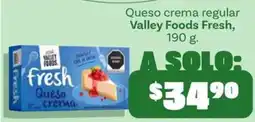 Soriana Mercado Valley Foods Fresh Queso crema oferta