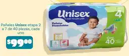 Soriana Mercado Unisex Pañales etapa 2 a 7 de 40 piezas cada uno oferta