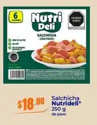 Tiendas Neto Nutrideli - salchicha oferta