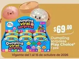 Tiendas Neto Play choice - dumpling sorpresa oferta