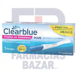 Farmacias Bazar PRUEBA DE EMBARAZO CLEARBLUE PLUS PIEZA oferta