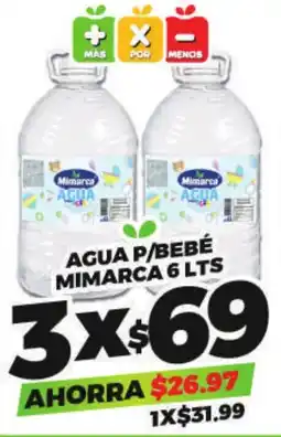 Merco Mimarca agua p/bebé oferta