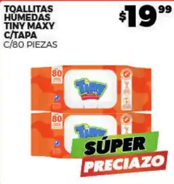 Merco tiny toallitas humedas tiny maxy oferta