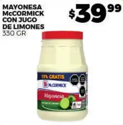 Merco McCormick Mayonesa con jugo de limones oferta