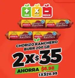 Merco Burr Chorizo Ranchero oferta