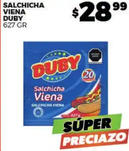 Merco Duby salchicha viena oferta