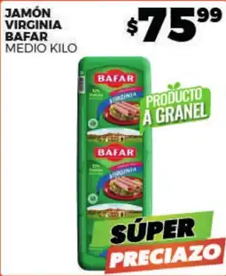 Merco Bafar jamón virginia oferta