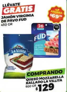 Merco La Villita queso mozzarella rallado oferta