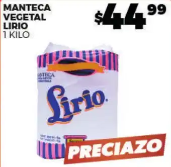 Merco Lirio manteca vegetal oferta