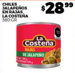 Merco La Costeña chiles jalapeños en rajas oferta