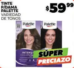 Merco Palette Tinte P/Dama Palette oferta