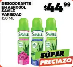Merco savile desodorante en aerosol variedad oferta