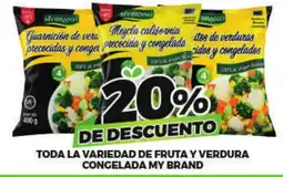 Merco Toda la variedad de fruta y verdura congelada my brand oferta