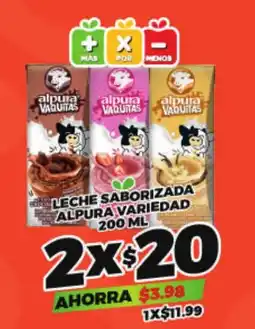 Merco Alpura leche saborizada variedad oferta
