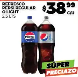 Merco Pepsi regular o light oferta