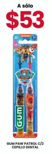 Farmapronto Gum Paw Patrol C/2 Cepillo Dental oferta