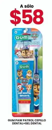 Farmapronto Gum paw patrol cepillo dental+gel dental oferta