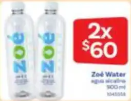 Farmacias Benavides Zoe Water agua alcalina oferta