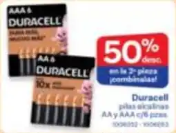 Farmacias Benavides Duracell pilas alcalinas aa y aaa oferta