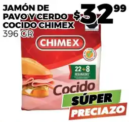 Merco Chimex Jamón de Pavo y Cerdo Cocido oferta