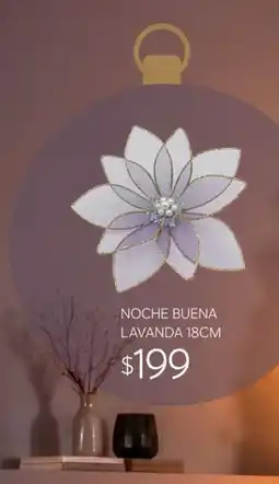 Soriana Súper Noche Buena Lavanda oferta