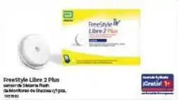 Farmacias Benavides FreeStyle Libre 2 Plus sensor de Sistema Flash de Monitoreo de Glucosa oferta