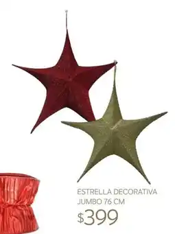 Soriana Súper estrella decorativa oferta