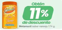 Farmacia Soriana Metamucil sabor naranja oferta