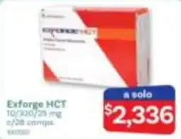 Farmacias Benavides Exforge HCT oferta