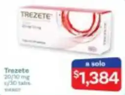 Farmacias Benavides Trezete 20/10 mg oferta