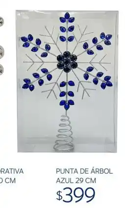 Soriana Súper Punta de Árbol Azul oferta