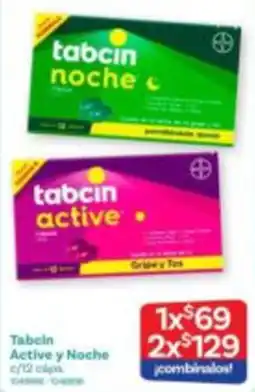 Farmacias Benavides tabcin active y noche oferta