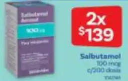 Farmacias Benavides Salbutamol 100 mcg oferta