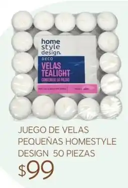 Soriana Súper Home Style Design Velas Tealight oferta