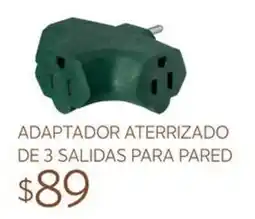 Soriana Súper Adaptador Aterrizado De 3 Salidas Para Pared oferta