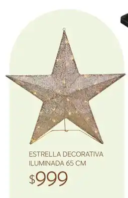 Soriana Súper Estrella decorativa iluminada oferta