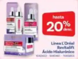 Farmacias Benavides L'oréal revitalift ácido hialurónico oferta